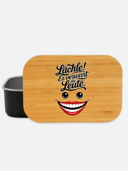 Toujours souriant - Boîte à goûter - noir