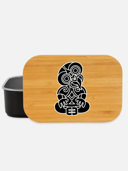 Hei Tiki Nouvelle-Zélande Maori - Boîte à goûter - noir