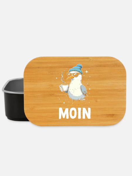 Moin Seagull Coffee Küste Norddeutschland - Lunch Box - Schwarz