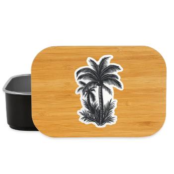 Palm tree - Lunch Box - black - Front