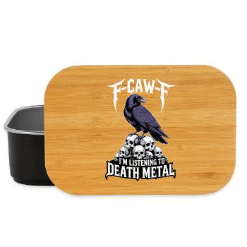 Raven over Skulls – Death Metal - Lunch Box - black - Front