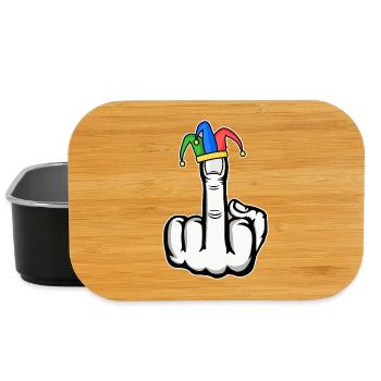 Middle Finger Stingerfinger Carnival - Lunch Box - black - Front