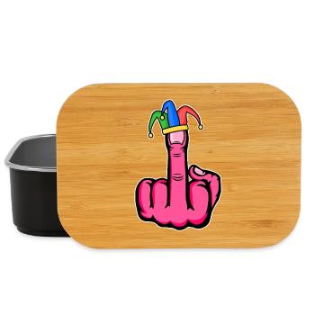 Middle Finger Stingerfinger Carnival - Lunch Box - black - Front