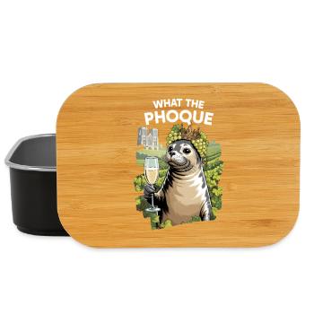 Cadeau Reims Humor Apéro Fête Cadeau - Lunch Box - Schwarz - Vorne