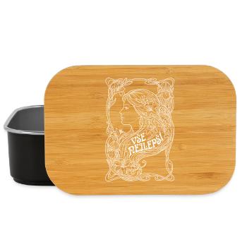 Vse Nejlepsi femme Art nouveau - Boîte à goûter - noir - Devant