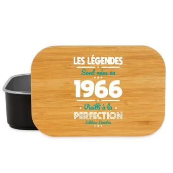 1966 – Legends – Aged to perfection - Lunch Box - black - Front