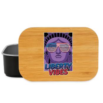 Liberty Vibes Statue de la Liberté - Boîte à goûter - noir - Devant