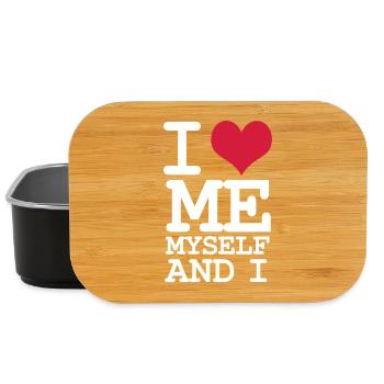 I Love Me Myself and I - Humor - White - Lunch Box - black - Front
