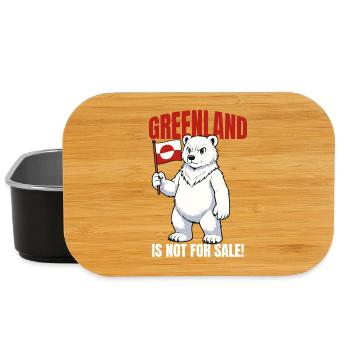 Chemise Greenland Is Not For Sale - Boîte à goûter - noir - Devant