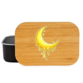 Goldener Mond Tropfen - Lunch Box - Schwarz - Vorne