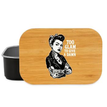 Rockabella Pin-Up: Outlaw Tattoo Girl & Lederjacke - Lunch Box - Schwarz - Vorne