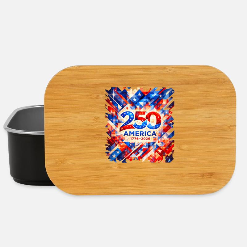250-jähriges Jubiläum Amerika 1776–2026 - Lunch Box - Schwarz