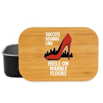 Success Sounds Like Heels - Business Skyline - Lunch Box - Schwarz - Vorne