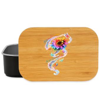 Autism Awareness Sunflower - Lunch Box - black - Front