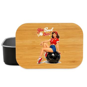 Retro Bowling Pin-Up: You Bowl Me Over! - Lunch Box - Schwarz - Vorne