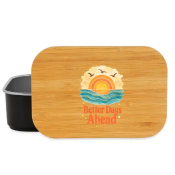 Bessere Tage Vorne - Lunch Box - Schwarz - Vorne