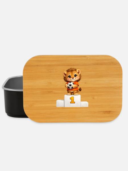 Baby Lion hat gewonnen - Lunch Box - Schwarz