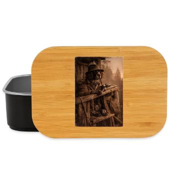Evening Hide - German Longhair - Lunch Box - black - Front