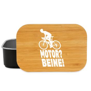Legs instead of motor - Lunch Box - black - Front
