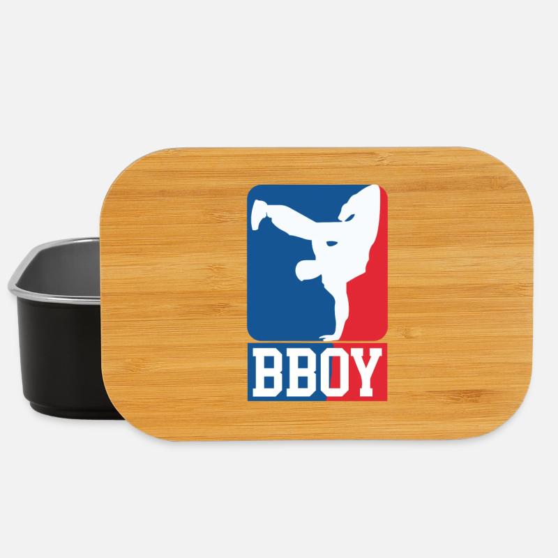 Breakdance B-Boy Streetdance Design Hip Hop Dance - Lunch Box - Schwarz