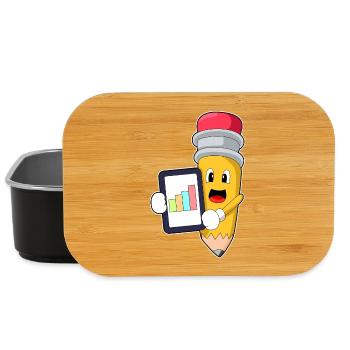 Bleistift Sekretärin Büro - Lunch Box - Schwarz - Vorne