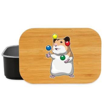 Jongleur hamster jongleur - Boîte à goûter - noir - Devant