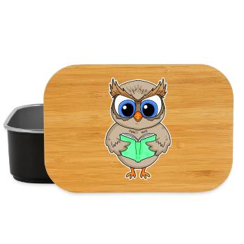 Lesen Buch Bücher Leser Geschenk - Lunch Box - Schwarz - Vorne