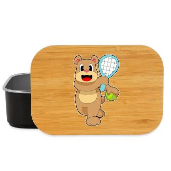 Raquette de tennis Bear Tennis - Boîte à goûter - noir - Devant