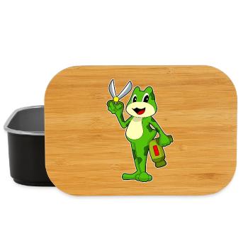 Grenouille Coiffeur Ciseaux Sèche-cheveux - Boîte à goûter - noir - Devant