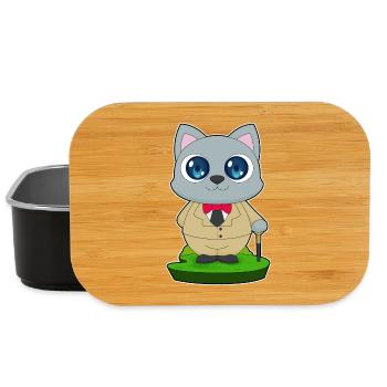 Canne de marche pour pensionnaires chats - Boîte à goûter - noir - Devant