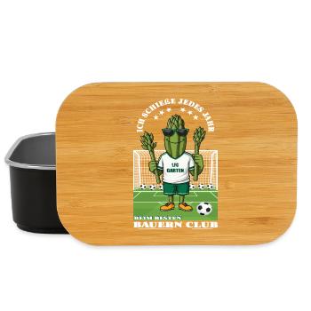 1.FC Garten Spargel Verein - Lunch Box - Schwarz - Vorne