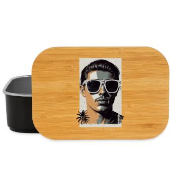 Cool hipsters - Lunch Box - black - Front