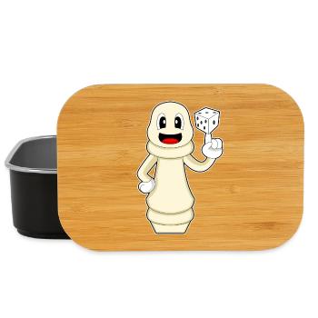 Chess Piece Pawn Chess - Lunch Box - black - Front
