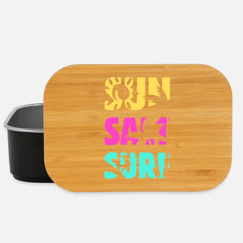 Sun Salt Surf Sommer - Lunch Box - Schwarz
