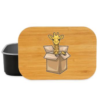 Giraffe Karton - Lunch Box - Schwarz - Vorne