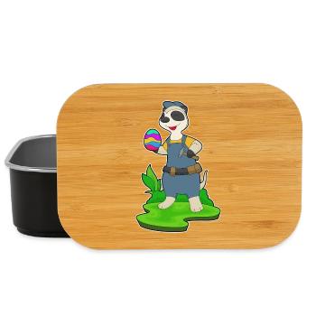Meerkat Easter Artisan - Lunch Box - black - Front