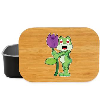Frosch Blume - Lunch Box - Schwarz - Vorne