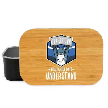 It's A Furry Thing You Wouldn't Understand - Lunch Box - black - Front