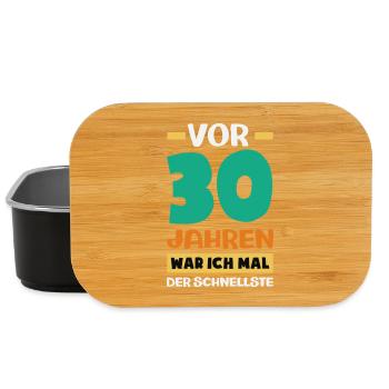 Funny 30th birthday gift - Lunch Box - black - Front