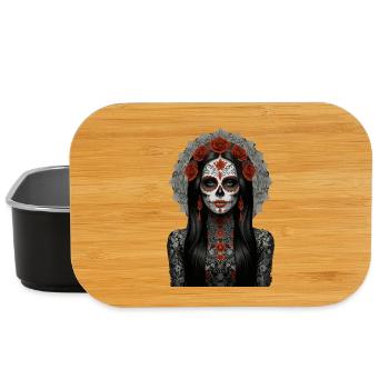 Tag der Toten Feierliche Totenkopfkunst - Lunch Box - Schwarz - Vorne