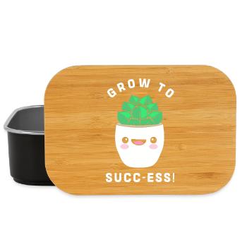 Cacti Plant Cactus - Lunch Box - black - Front