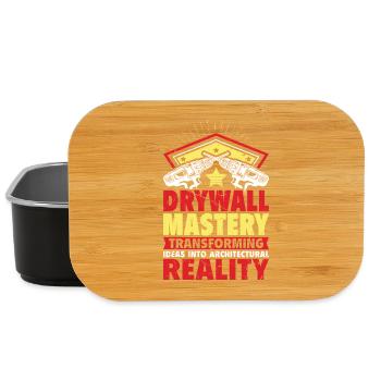 Drywall Drywall Builder Drywall Fitter - Lunch Box - black - Front