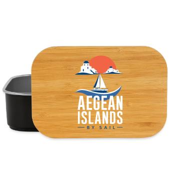 Sailing Gifts for Men, Aegean Islands By Sail - Lunch Box - black - Front