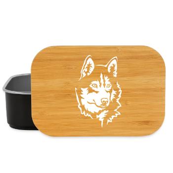 Husky Head "Black Edition" - Lunch Box - black - Front