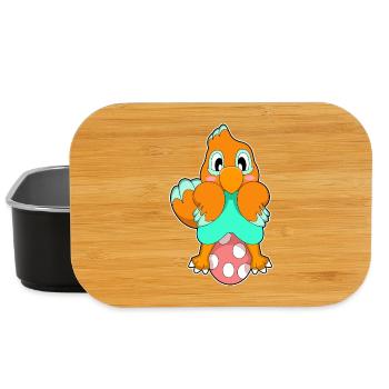 Papagei Ei - Lunch Box - Schwarz - Vorne