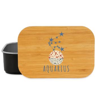 La constellation du Verseau - Boîte à goûter - noir - Devant