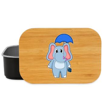 Elefant Regenschirm - Lunch Box - Schwarz - Vorne