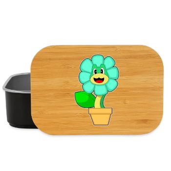 Schlange Blume - Lunch Box - Schwarz - Vorne