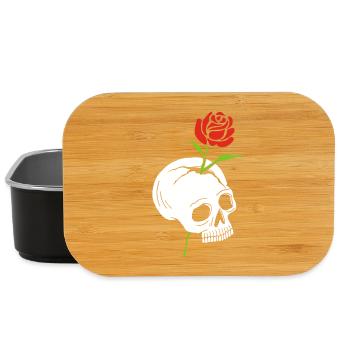 The skull and the rose - Lunch Box - black - Front