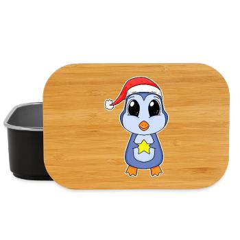 Penguin Christmas - Lunch Box - black - Front
